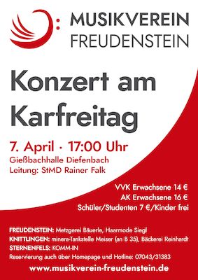 Konzert am Karfreitag