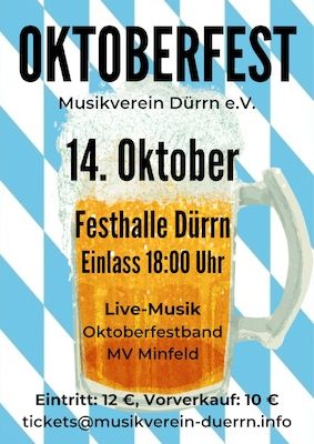 Oktoberfest des Musikverein Dürrn