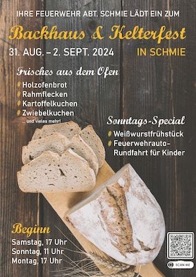 Backhaus- und Kelterfest 2024 in Schmie