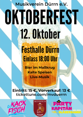 Oktoberfest des Musikverein Dürrn