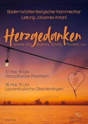 Baden-Württembergischer Kammerchor: "Herzgedanken"