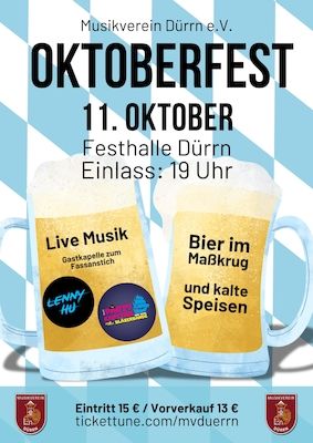 Oktoberfest des Musikverein Dürrn