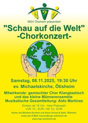 Chorkonzert "Schau auf die Welt"