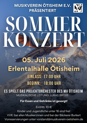 Sommerkonzert des Musikverein Ötisheim e.V.